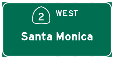 Continue west to Santa Monica