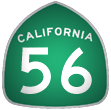 Continue to California 56