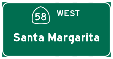 Continue west to Santa Margarita