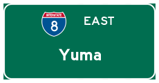 Continue east to Yuma