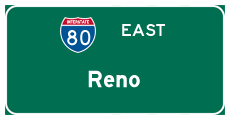 Continue east to Reno