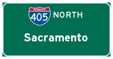 Continue north to Sacramento