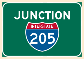 Continue to Interstate 205