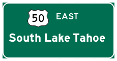 Continue east to South Lake Tahoe
