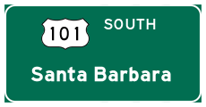 Continue south to Santa Barbara