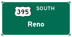 Continue south into Nevada on U.S. 395 to Reno