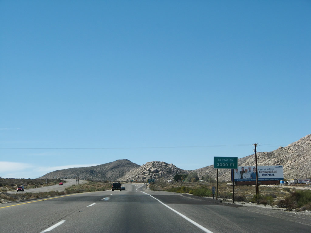 California @ AARoads - Interstate 8 West - California 86 ...