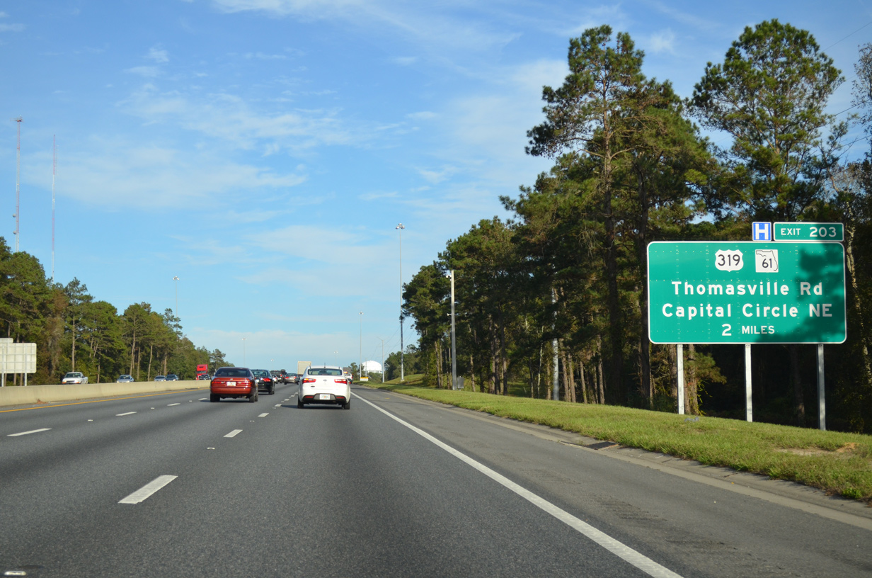 Interstate 10 East - Leon County - AARoads - Florida