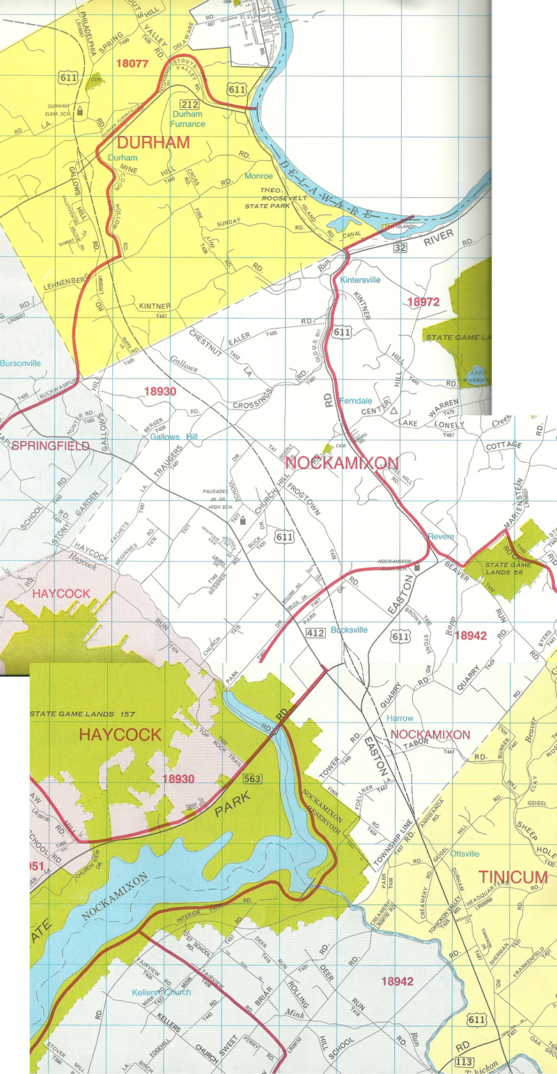 1991 Bucks County, PA Map Scans
