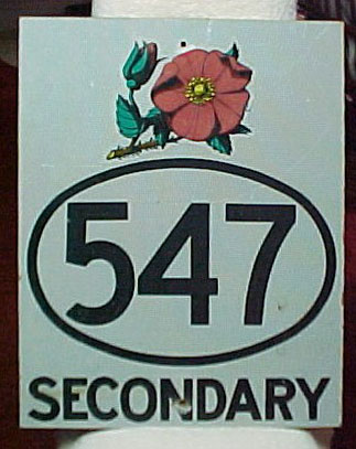 Alberta Provincial Highway 547 sign.
