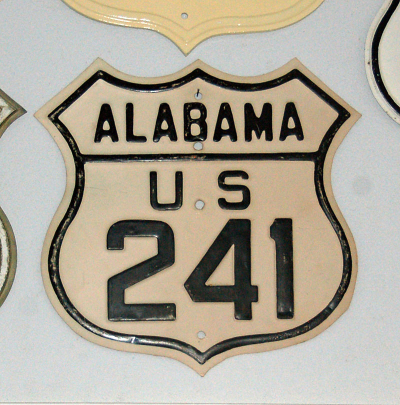 Alabama U.S. Highway 241 sign.