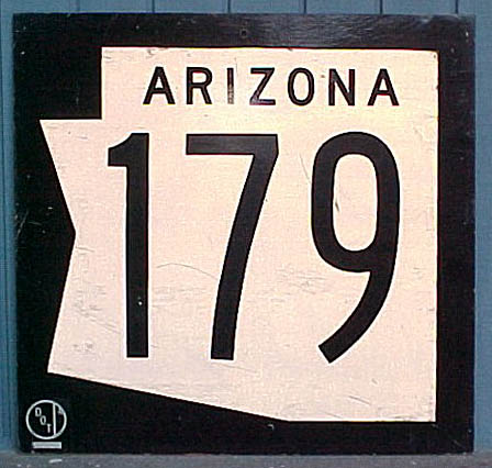 Arizona State Highway 179 sign.