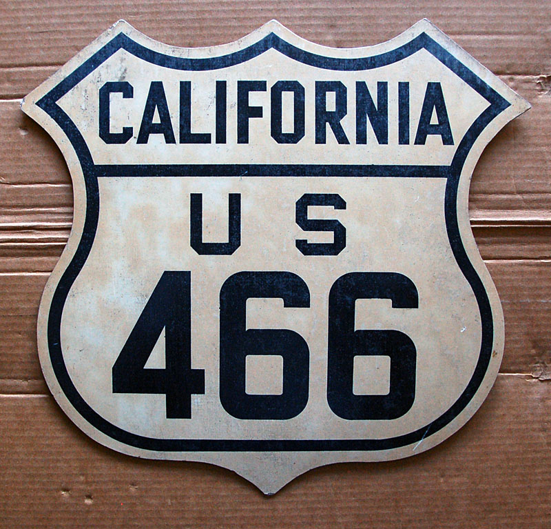California - State Highway 178 and U.S. Highway 466 sign.