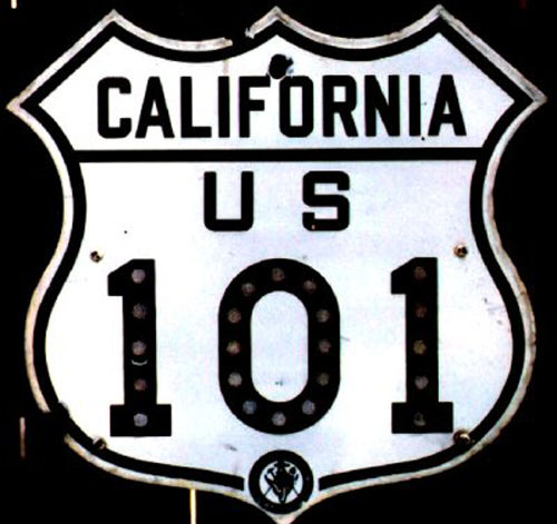 hwy 101 sign