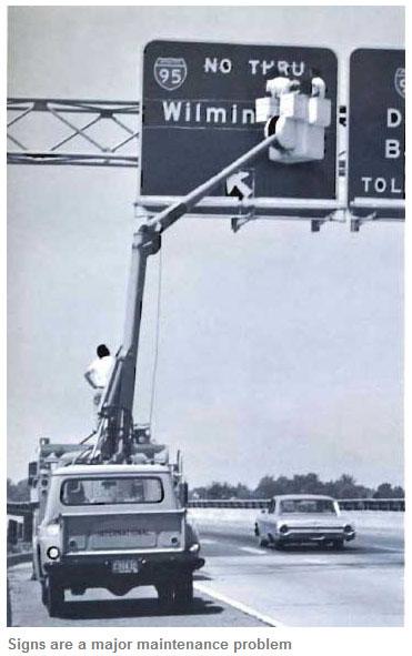 Delaware Interstate 95 sign.