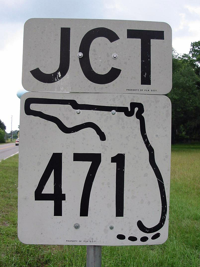 Florida State Highway 471 sign.