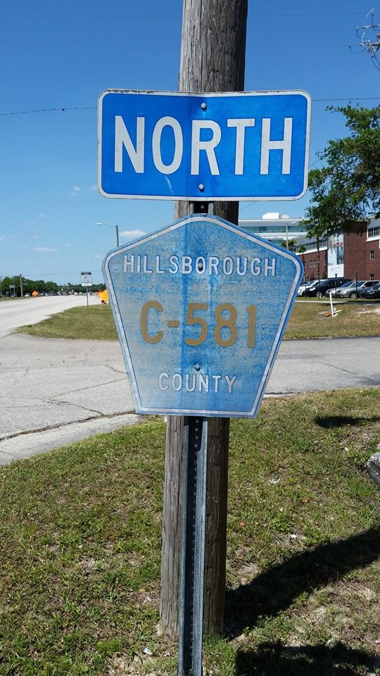 Florida Bruce B. Downs Boulevard sign.