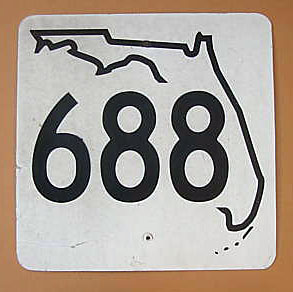 Florida State Highway 688 sign.