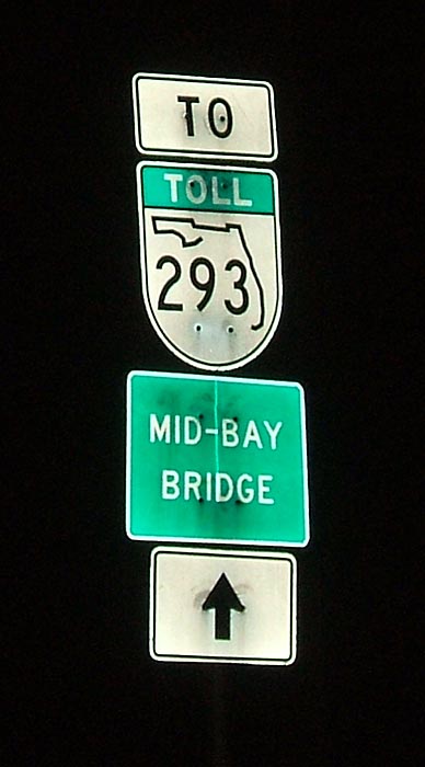 Florida State Highway 293 sign.