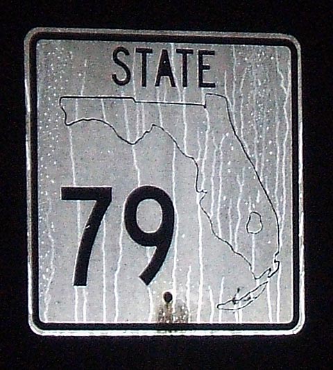 Florida State Highway 79 sign.