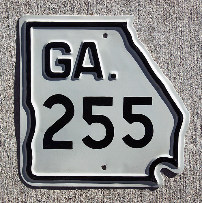 Georgia State Highway 255 sign.