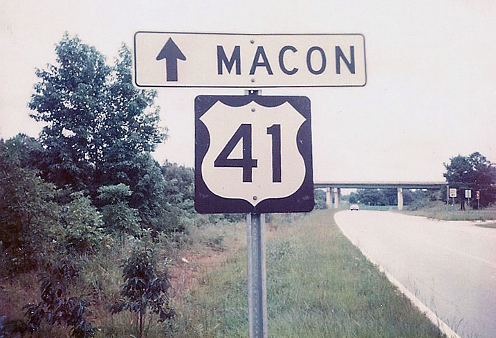 Georgia U.S. Highway 41 sign.