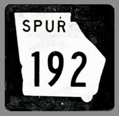 Georgia state highway spur 192 sign.