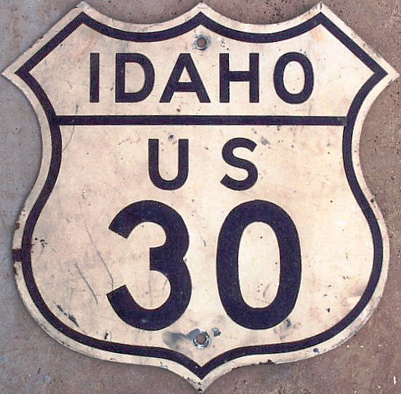 Idaho U.S. Highway 30 sign.