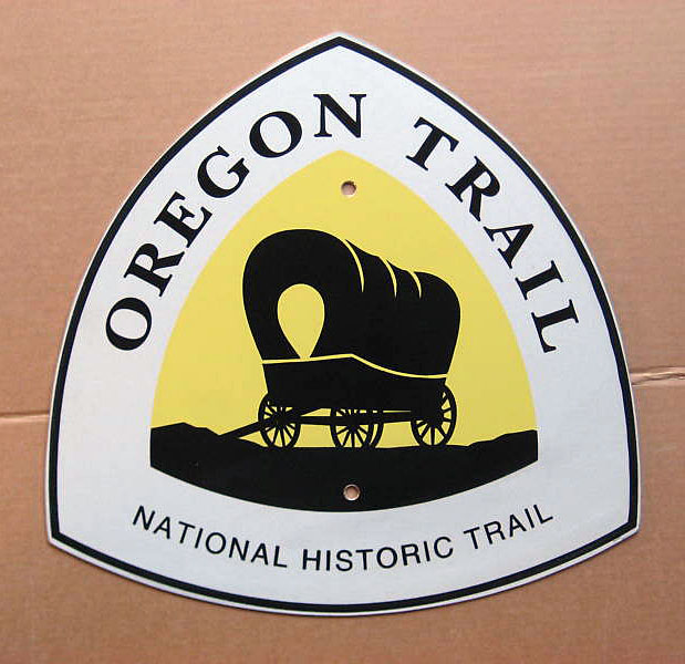 Idaho Oregon Trail sign.
