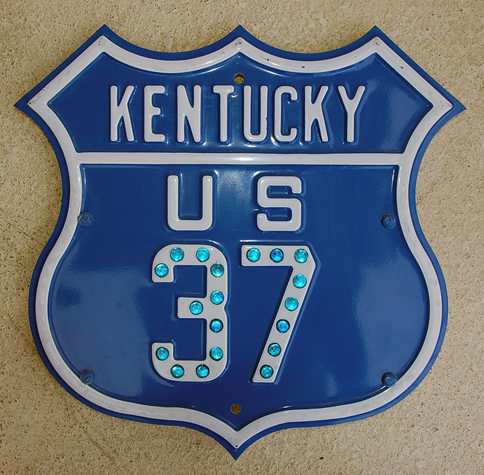 Kentucky U.S. Highway 37 sign.