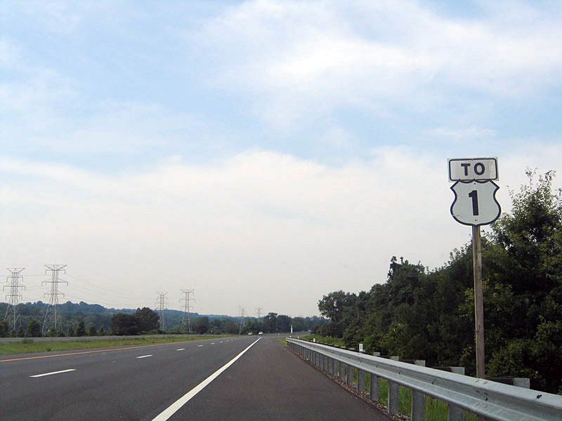 Maryland - Interstate 95 and U.S. Highway 1 sign.