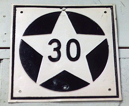 Minnesota State Highway 30 sign.