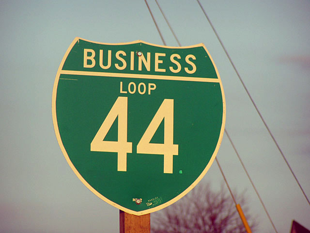 Missouri business loop 44 sign.