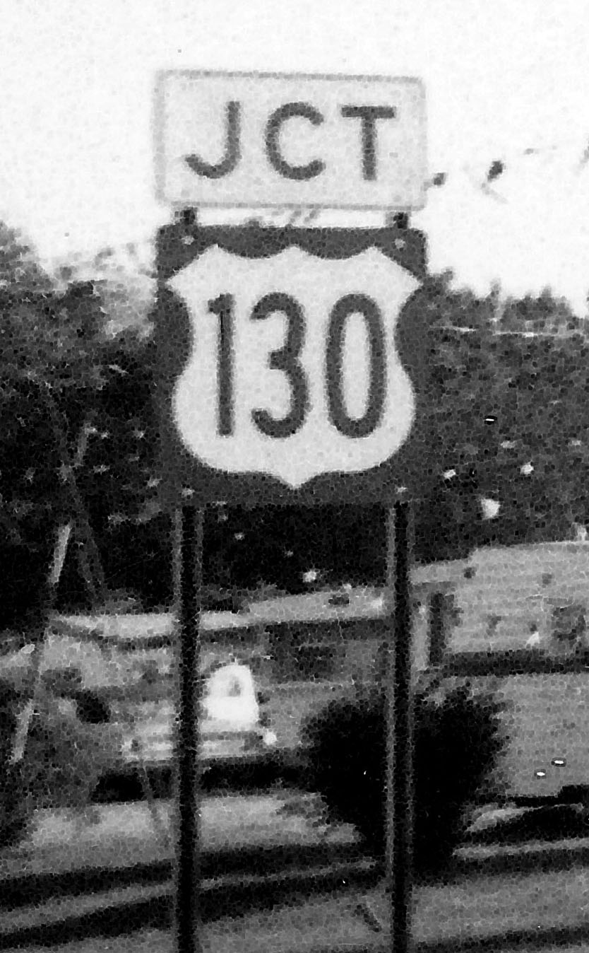 New Jersey U.S. Highway 130 sign.