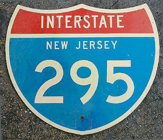New Jersey Interstate 295 sign.