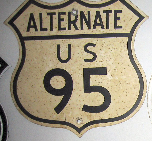 Nevada alternate U. S. highway 95 sign.