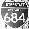 New York - State Highway 22, State Highway 172, and Interstate 684 sign.