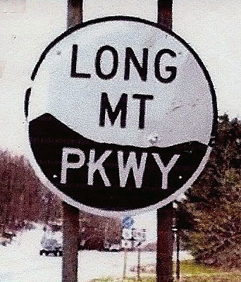 New York Long Mountain Parkway sign.