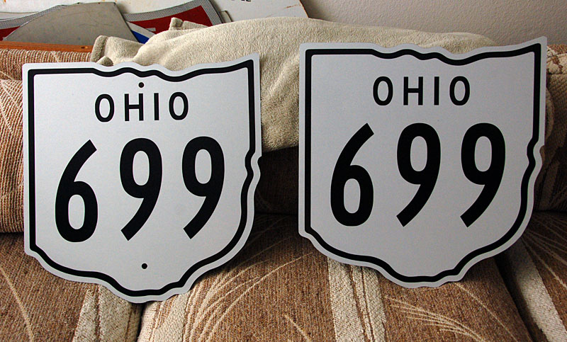 Ohio State Highway 699 sign.
