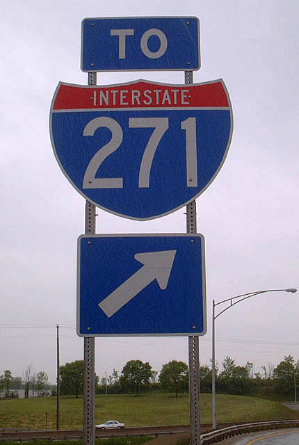 Ohio Interstate 271 sign.