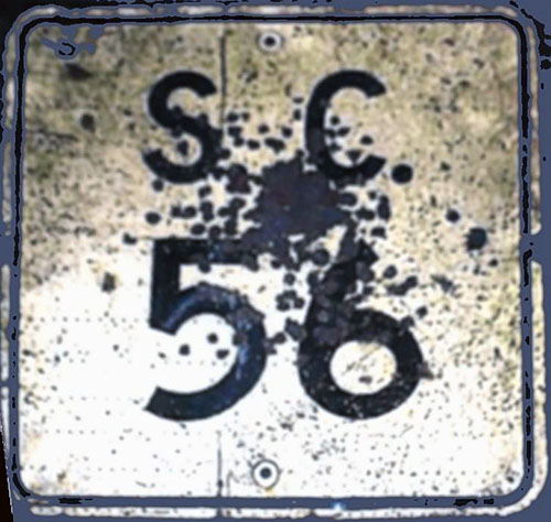 South Carolina State Highway 56 sign.