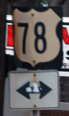 South Carolina U.S. Highway 78 sign.