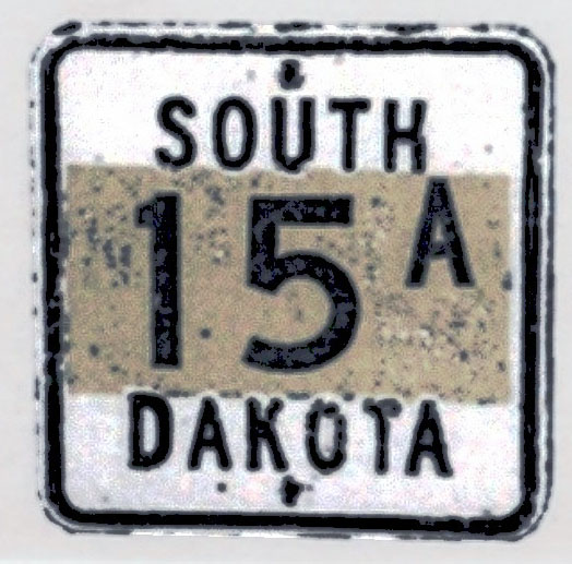 South Dakota State Highway 15A sign.