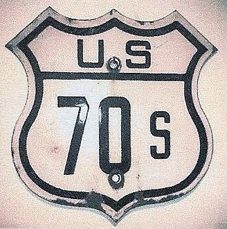 Tennessee U.S. Highway 70S sign.