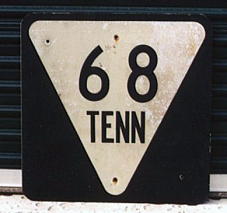Tennessee State Highway 68 sign.