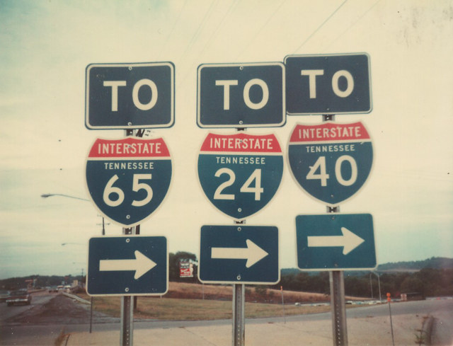 Tennessee Interstate 65 sign.