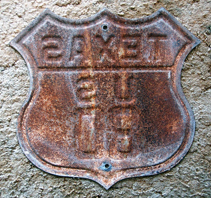 Texas U.S. Highway 80 sign.