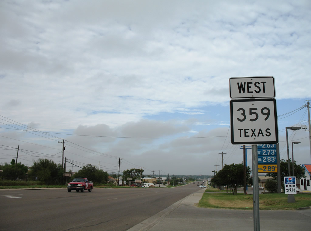 Texas State Highway 359 sign.