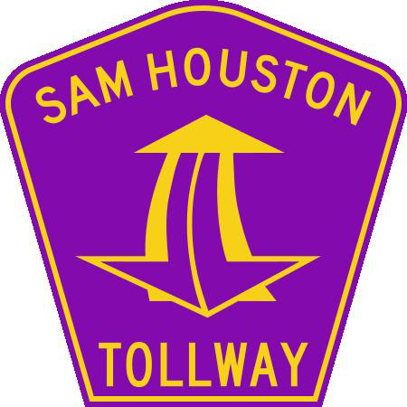 Texas - Beltway 8 Toll Bridge and Sam Houston Tollway sign.