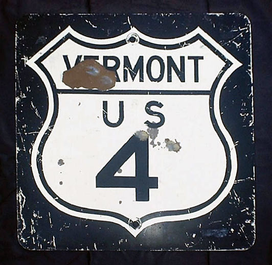 Vermont U S Highway 4 Aaroads Shield Gallery